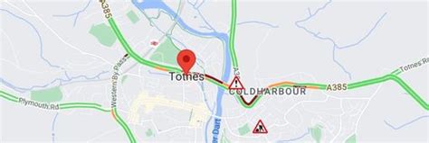 Live: A385 in Totnes blocked both ways by multi.